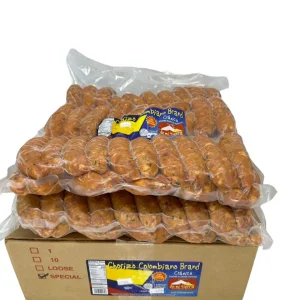 Chorizo especial Caja x 20 libras tamaño pequeno